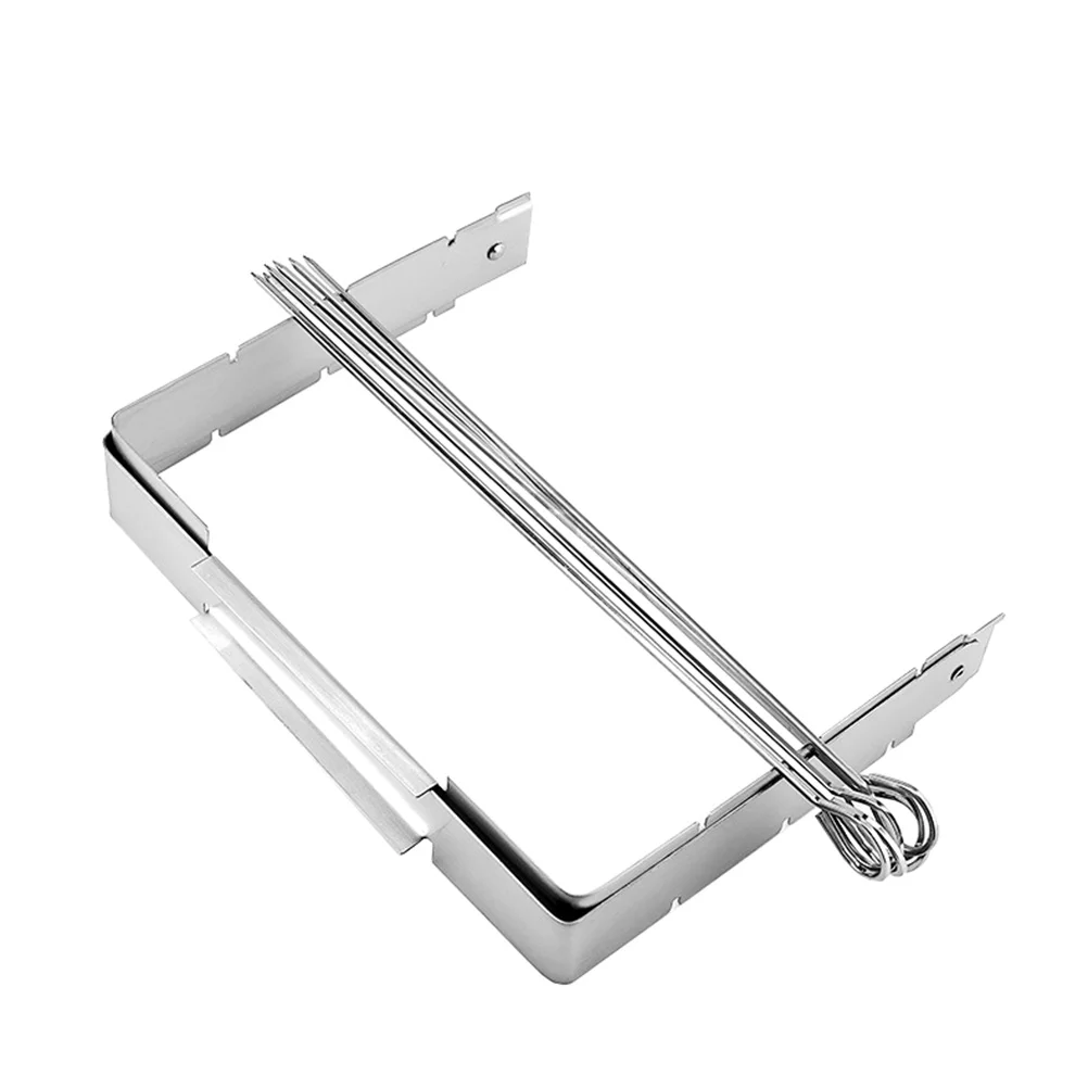 

Grill Barbecue Tool Stainless Steel Portable Beach Rack Accessory Heat-resistant