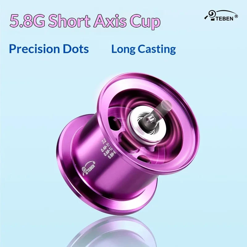 Teben Lsy Carbon Fiber Baitcasting Reel Ultra-Lightweight 5+1