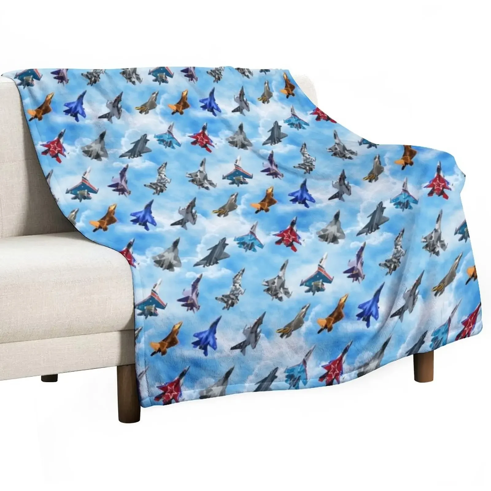 

Fighter Jets Throw Blanket Thermals For Travel Weighted Blankets