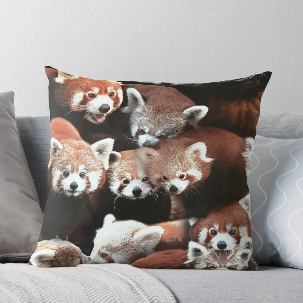 

Red Pandas Throw Pillow Christmas Pillow Cases Christmas Pillow Covers