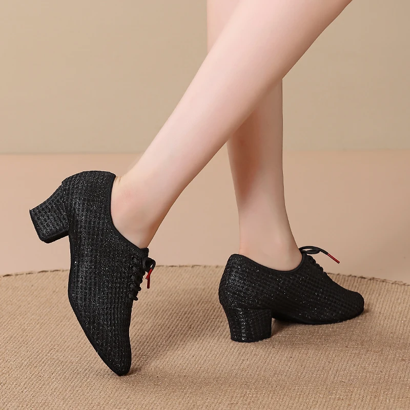 Dance shoes Adult Women Waltz Indoor Modern Dancing Practice