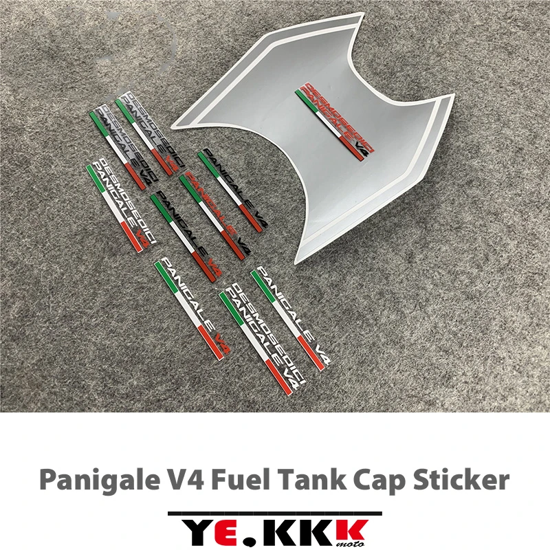 For Ducati Panigale V4 Fuel Tank Cover Sticker Battery Cover Car Logo