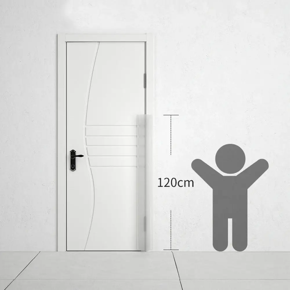 Translucent Finger Pinch Door Guard 120cm Anti-pinch Door Hinge Protector Cover Seamless Safety Stopper Kindergarten