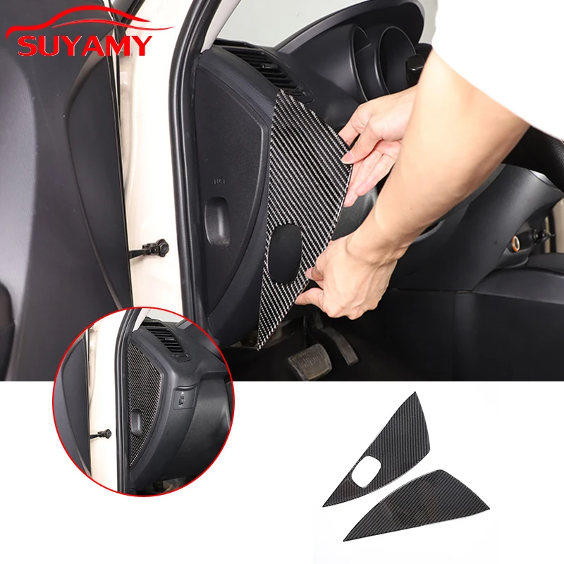 

Soft Carbon Fiber Car Door Dashboard Side Anti-Collision Cushioning Pad Trim Sticker For KIA Soul 2009-2013 Car Accessories