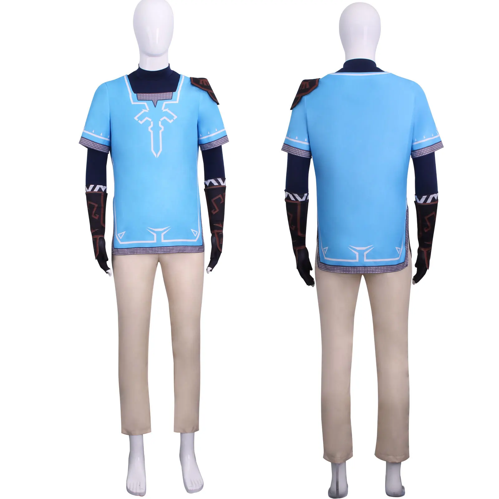 子供と大人のためのリンクコスプレコスチューム,ゼルダのゲームブレス