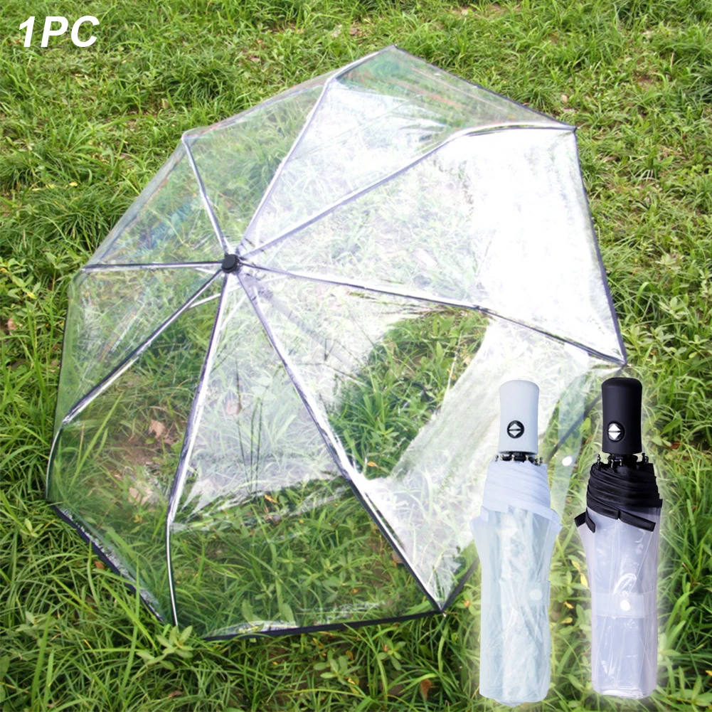Brown Bubble Dome Umbrella | Brown Printed Design Bubble Dome Umbrella main image 1