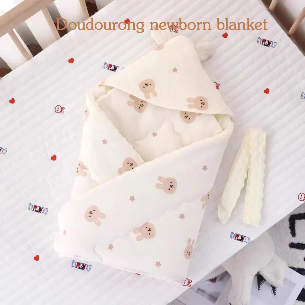 Baby Autumn and Winter Cotton Swaddling Blanket