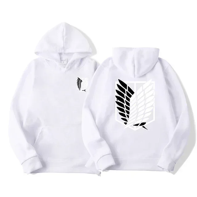 Attack on Titan Anime Pattern print Hoodie Men Women Streetwear Pullover Harajuku Shingeki no Kyojin Sweatshirt Loose breathable 3