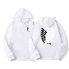 Attack on Titan Anime Pattern print Hoodie Men Women Streetwear Pullover Harajuku Shingeki no Kyojin Sweatshirt Loose breathable 3