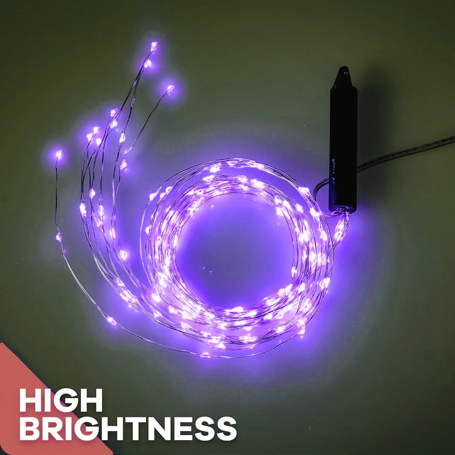 Enchanted Purple LED Waterfall Fairy String Lights for Holiday and Event Decoration