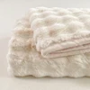 New Plush Velvet Flat Sheets Heavyweight Bed Sheet King Sheets for Winter Warm Single Queen Blanket Bedspreads 6