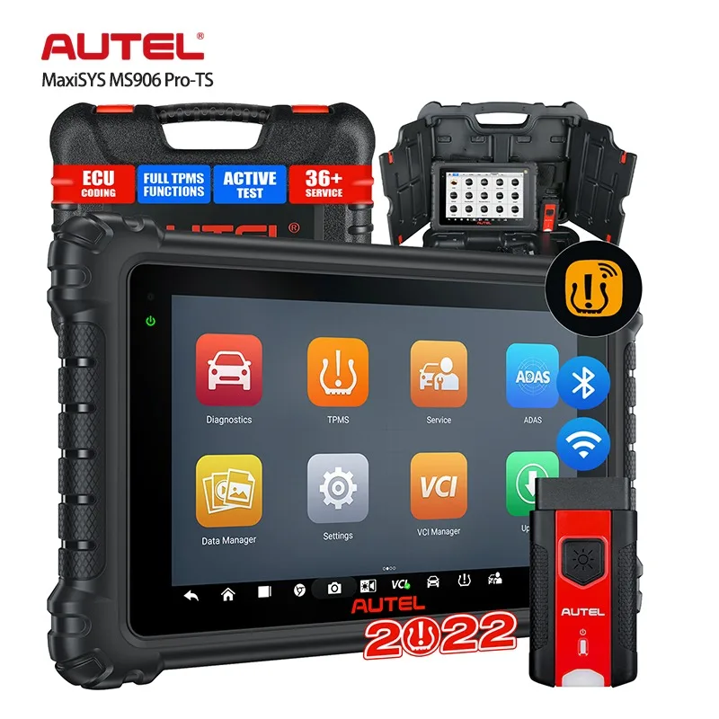 2023 Autel MaxiSys MS906 PRO OBD2 Car Diagnostic Tool Scanner ECU Coding,  Active Test, All System Diag, 33+ Service Functions