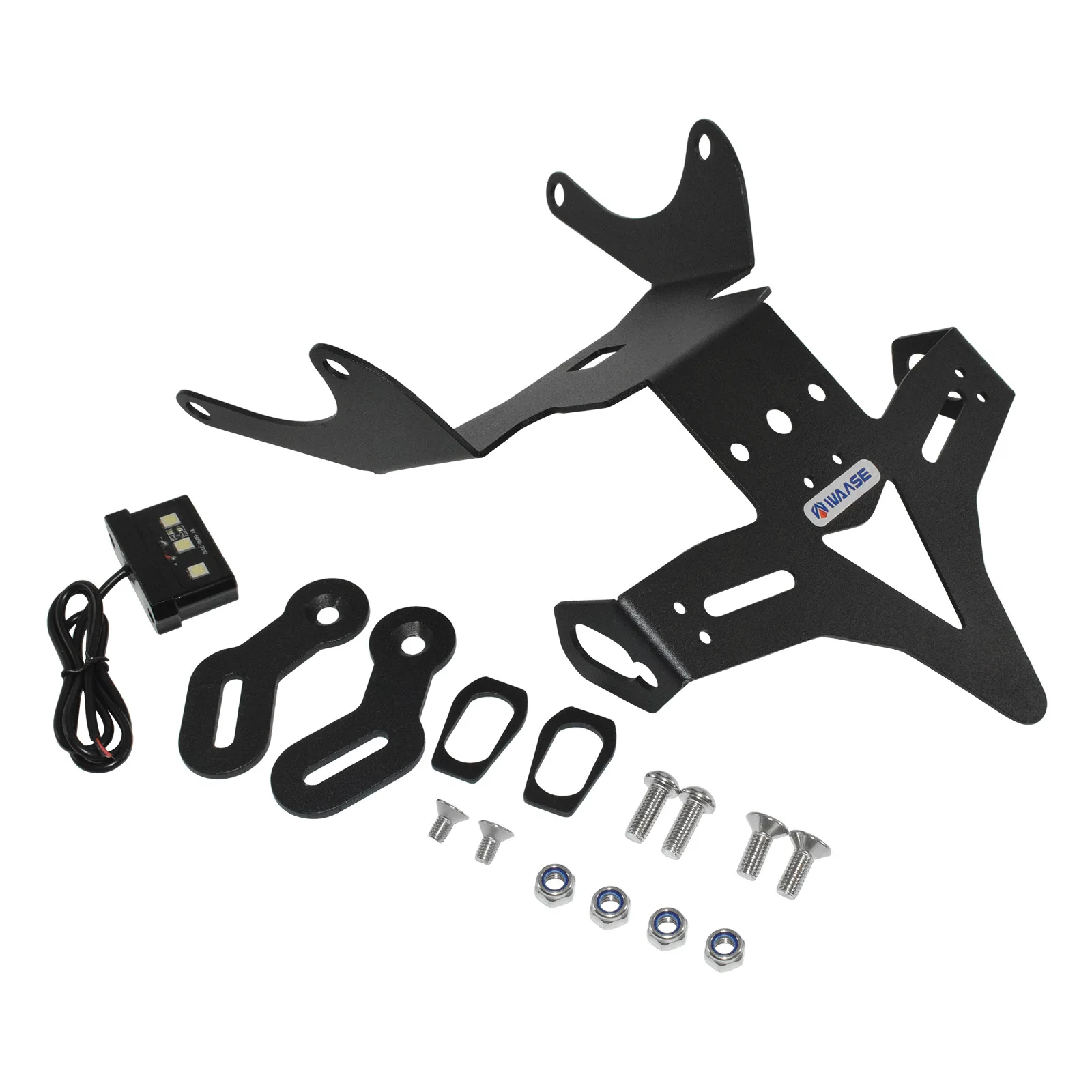 혼다 CB650R CBR650R CB CBR 650 R 2019-2025 테일 티디 펜더 엘리미네이터용 번호판 홀더 브래킷 키트 (LED 라이트 포함)
