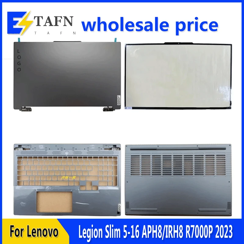 Новинка для ноутбука Lenovo Legion Slim 5-16 APH8/IRH8 R7000P 2023, задняя крышка ЖК-дисплея, передняя панель, верхняя подставка для рук, нижняя клавиатура