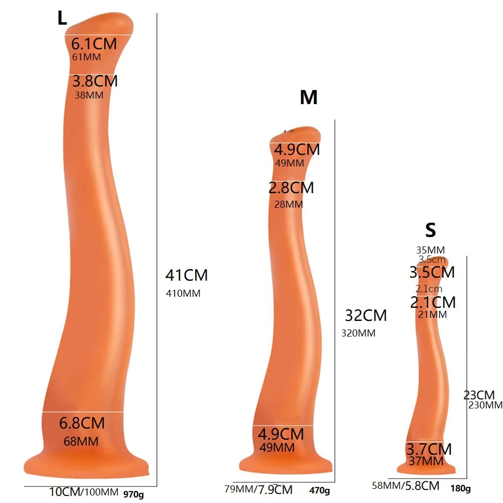 Plug Long Anal Dildo Realistic Buttplug Sex Toys For Women/ Men Masturbators Fake Sexy Anal Toys Adults_voghion.com