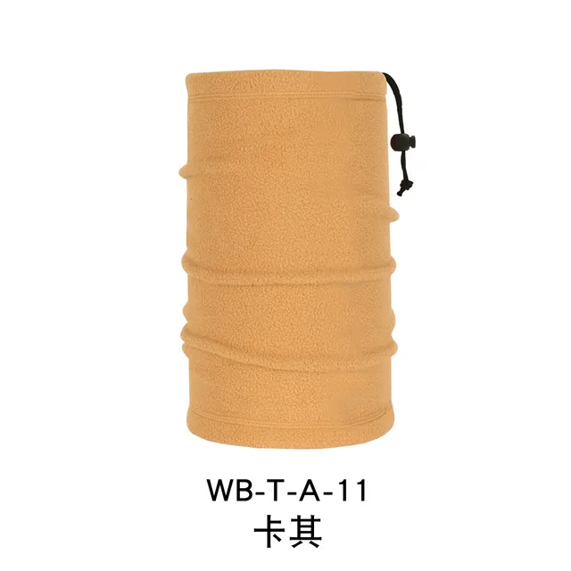 Fleece Neck Buff Male Bandana Winter Windproof Scarves Soft Cycling Hiking Half Mask Neck Warmer Gaiter Snowboard Bandana Ski light khaki