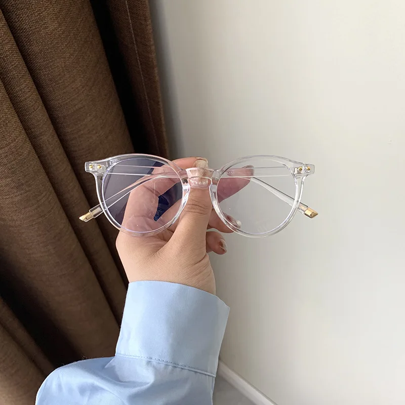 Blue Light Blocking Unisex Computer & Gaming Eye Protection Glasses - Stylish Small Circular Frame