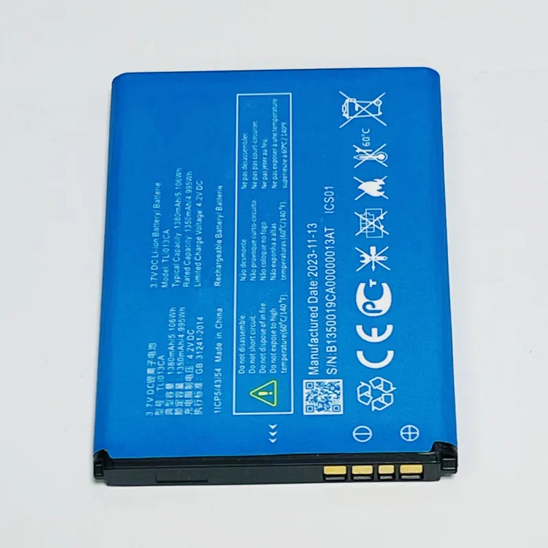 For Alcatel Go Flip V, 4051S, TLi013C1, 1380mAh TLi013CA