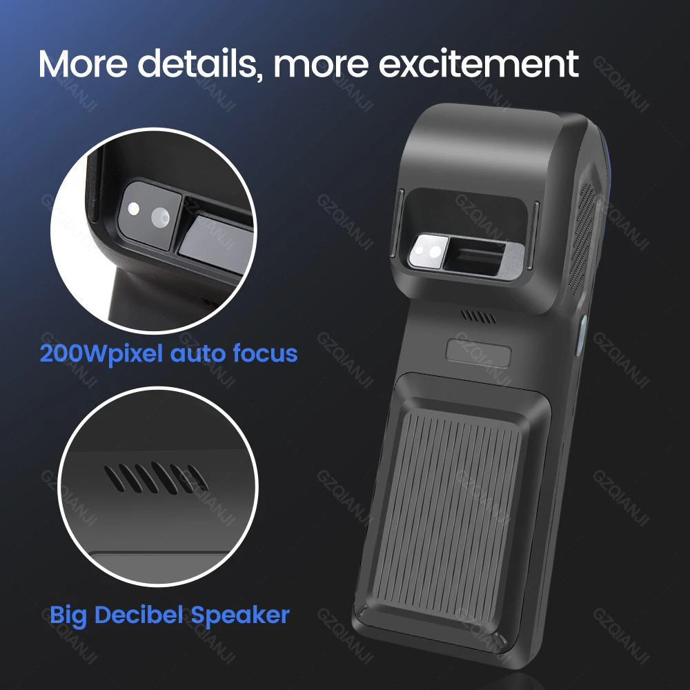 Android POS Printer 58mm Portable Terminal Sii Electronic Ticket Receipt Bluetooth Printer All-In-One Handheld Business POS PDA