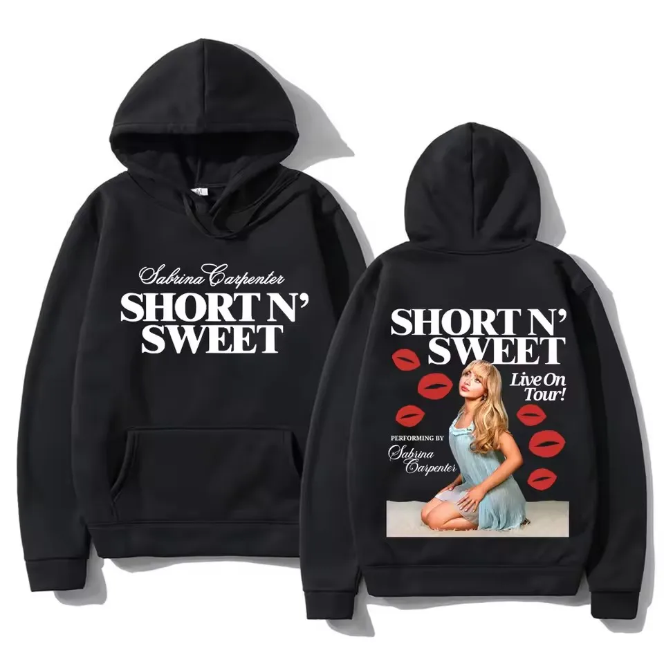 Sabrina Carpenter Live on Tour 2024 Hoodie Fashion Unisex Harajuku Hip Hop Hoodies Autumn Winter Vintage Pullovers 3