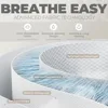 Gaming Chair Fabric with Pocket Spring Cushion, Massage Game Chair Cloth with Headrest, Ergonomic Computer Chair with Footrest 5