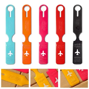 Etichette per bagagli da viaggio Copri valigia ID Porta etichette per bagagli Lettera Etichette per bagagli Etichetta portatile Accessori creativi Trave