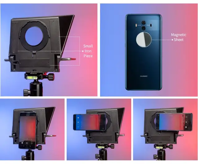 Plans world-ポータブルテレプロンプター、8インチ、デジタル