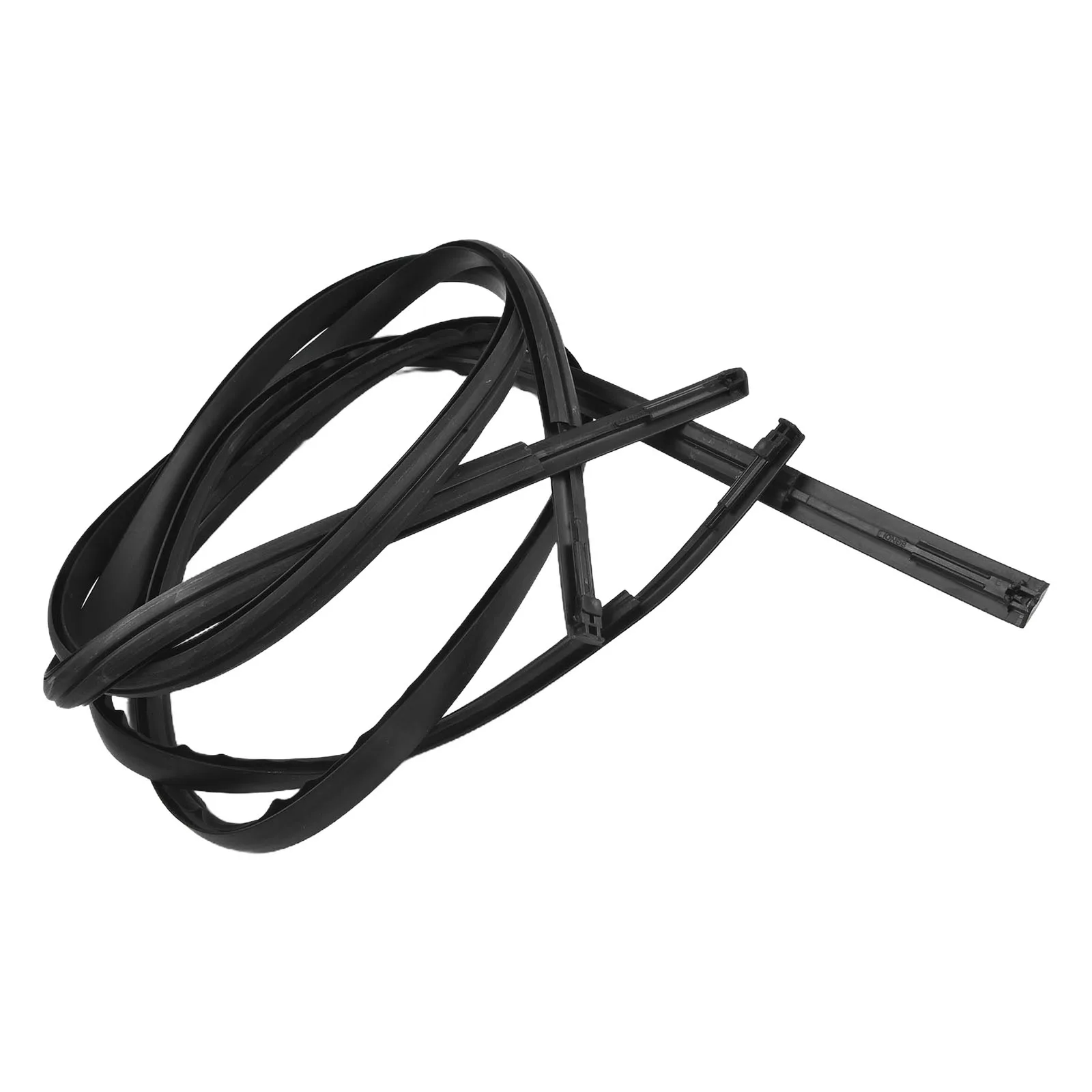 Yaris Hatchback 07 - 11 고무 씰 스트립 세차 유지 보수 도구 용 Toyota 용 2pcs 지붕 드립 몰딩 사이드 마감 스트립