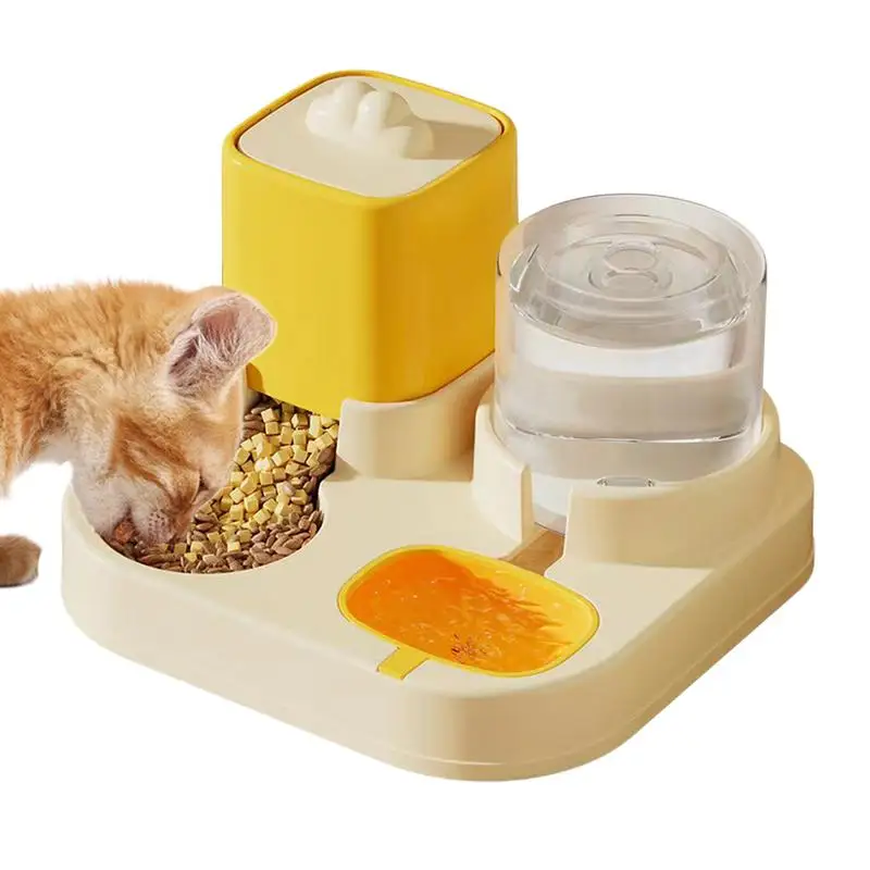 

Cat Feeder And Water Dispenser Automatic Feeder Cat Food Bowl Dog Food Bowl Drinking All In One Cat Food Bowl Pet accessories