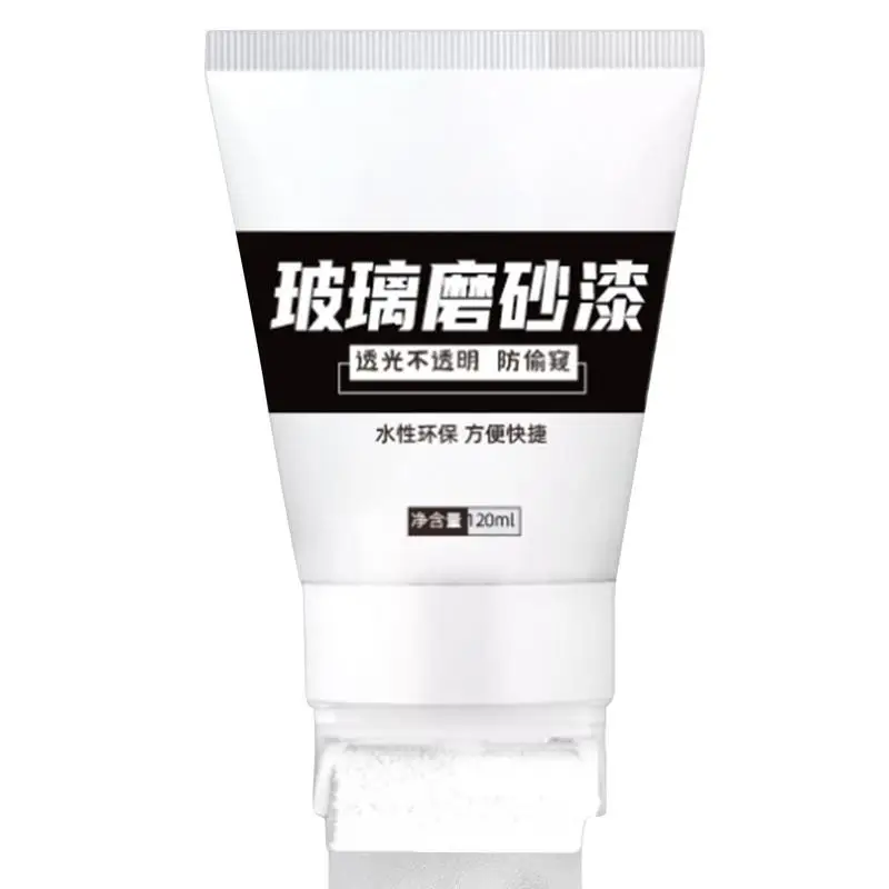 Frosted Glass Film Paint UV Resistant Low Odor Window Privacy Varnishes 120ml Safe Water-Based Window Frosting Paint Privacy