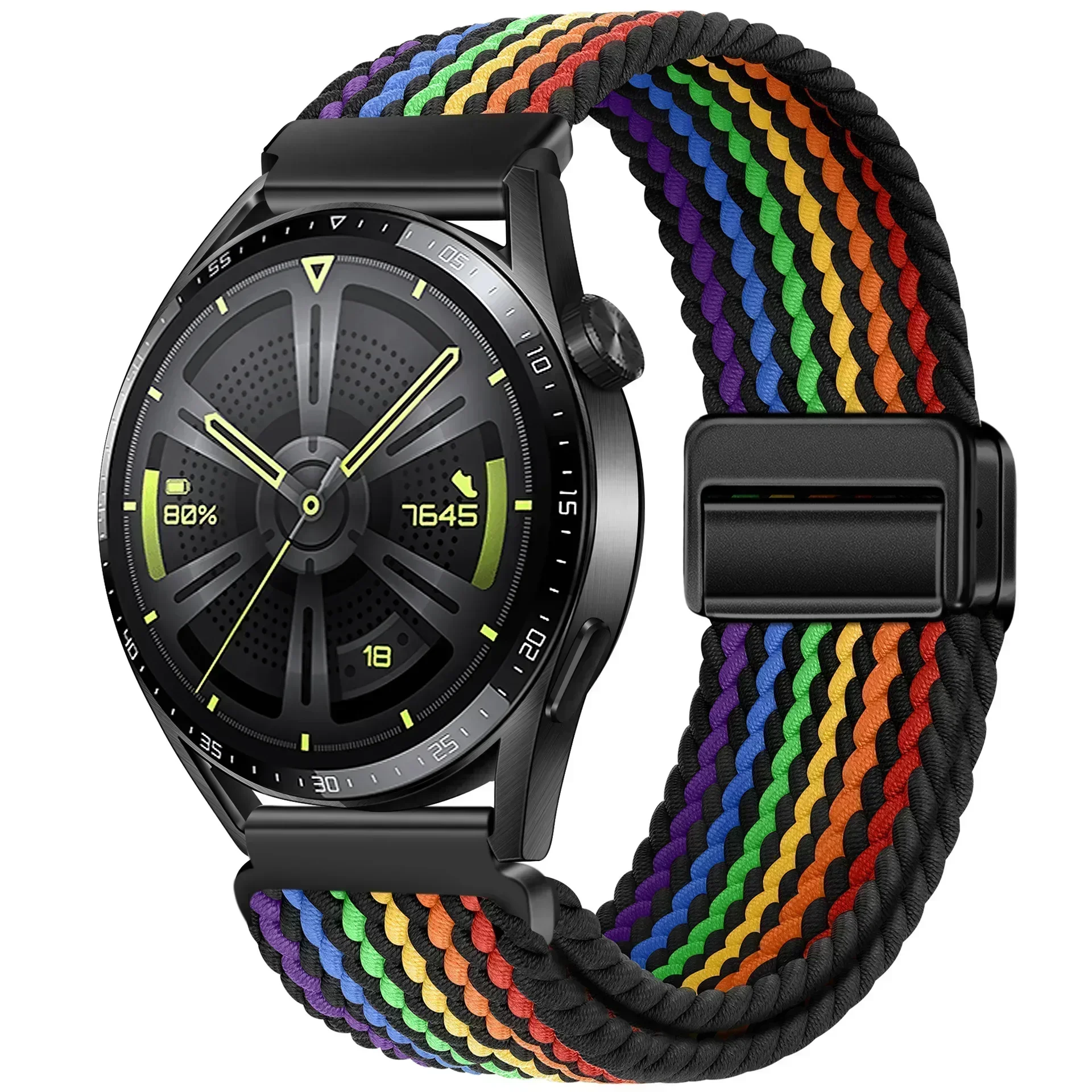 Magnetic Braided Nylon Watch Band - 22mm & 20mm Strap