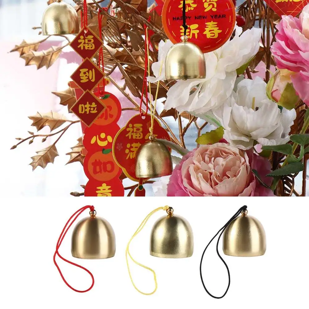 Clear Sound Brass Bells Bell Crafts Loud Thickened Christmas Door Bell Mini Metal Wind Chime Christmas Tree