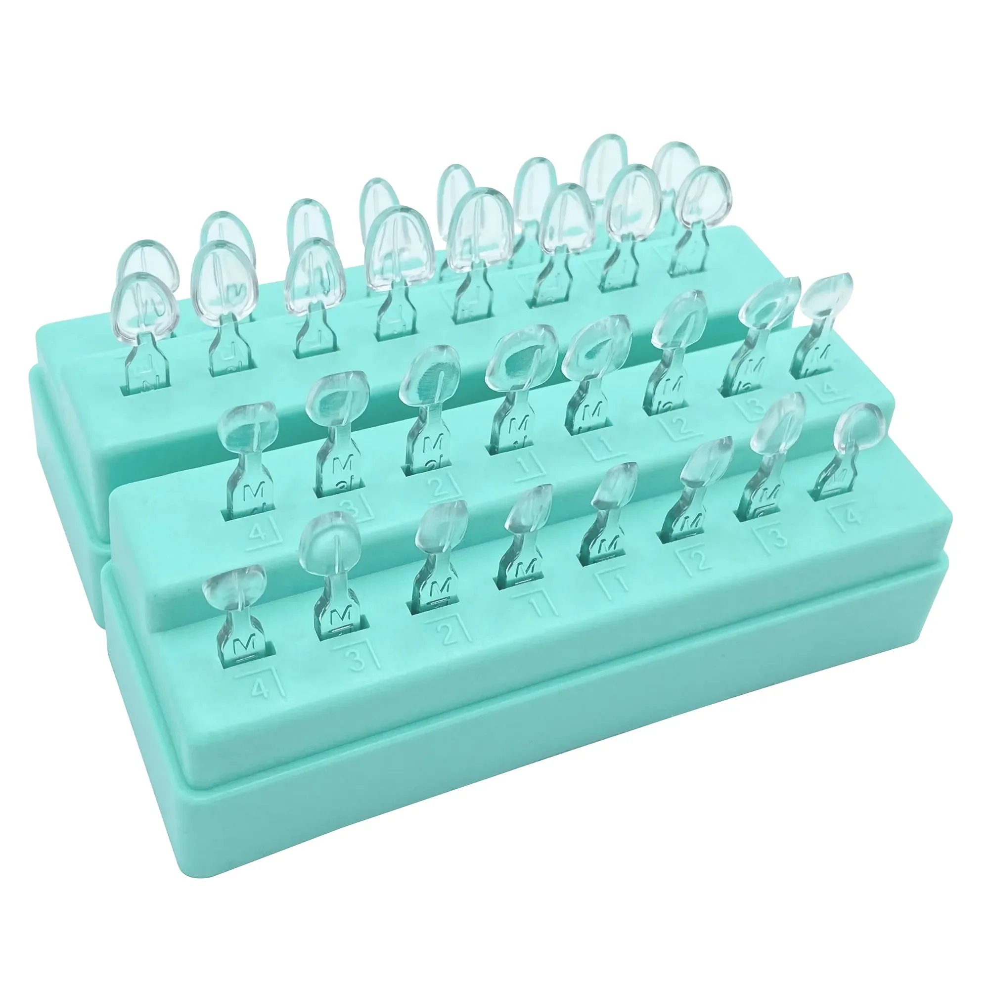 

32pcs/Set Dental Veneer Mould Kit Composite Resin Mold Light Cure Autoclave Anterior Front Teeth Mould Teeth Whitening Tools