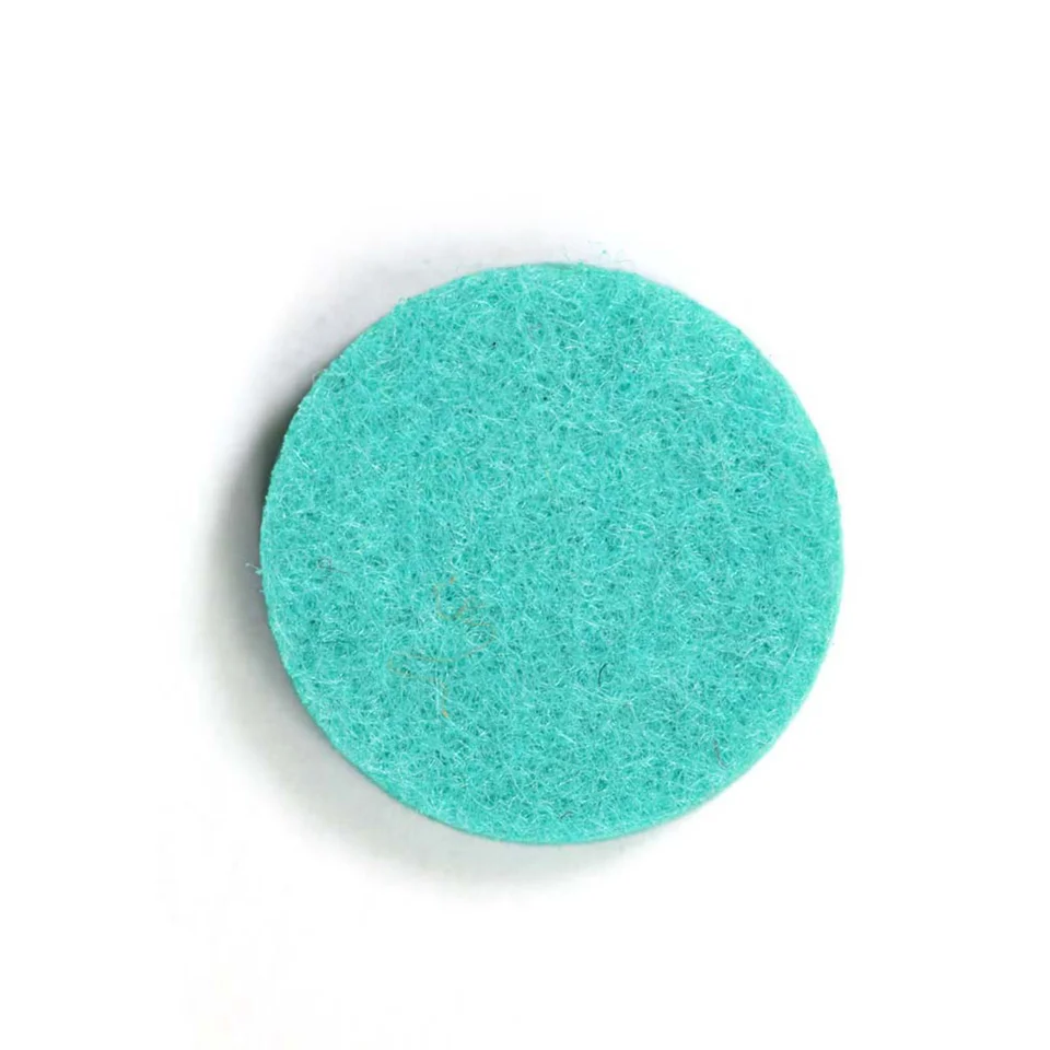 20 Tamponi di Ricambio Rotondi per Diffusore di Olio Essenziale Colori Misti Tampone in Feltro Accessori per Aromaterapia Collana Diffusore