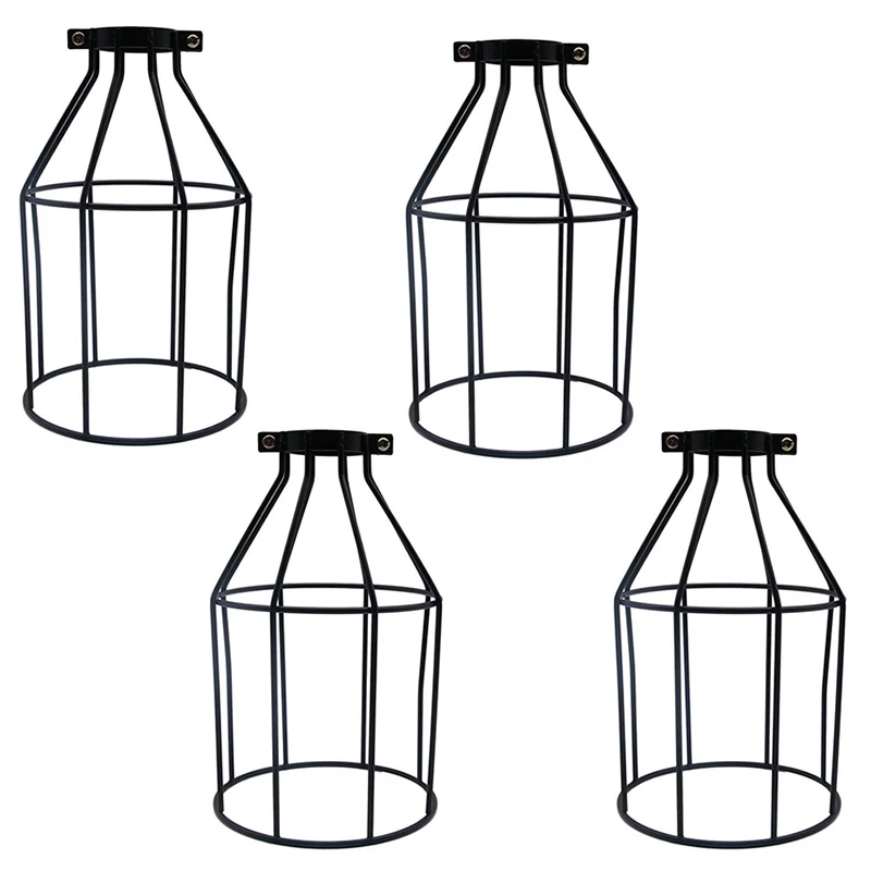 Lampadario A Sospensione Retrò In Metallo, Design Gabbia Diamante, Paralume E27 Per Soggiorno, 25 Cm, Colore Ruggine
