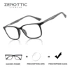 ZENOTTIC Square Prescription Glasses Anti Blue Light Photochromic optical Eyeglasses with Myopia Hyperopia Progressive Lens