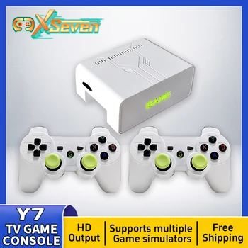 2026 New Coopreme Y7 X7 128G  Linux System 4K Video Game Console TV Box Wireless Controller Retro Game 10000+ Support PSP 1