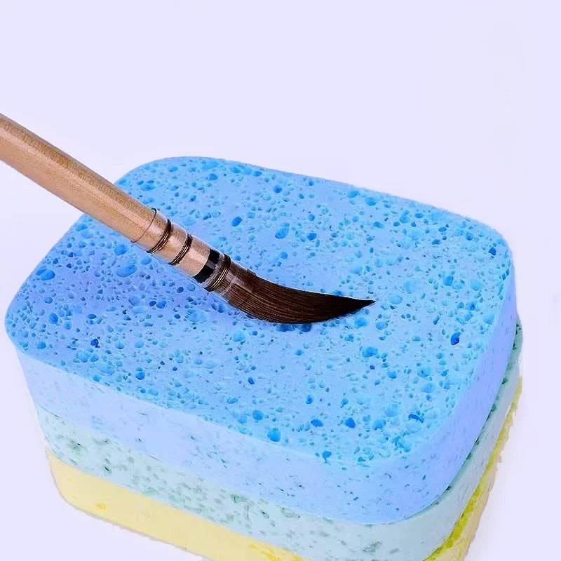 How I clean my art sponges 