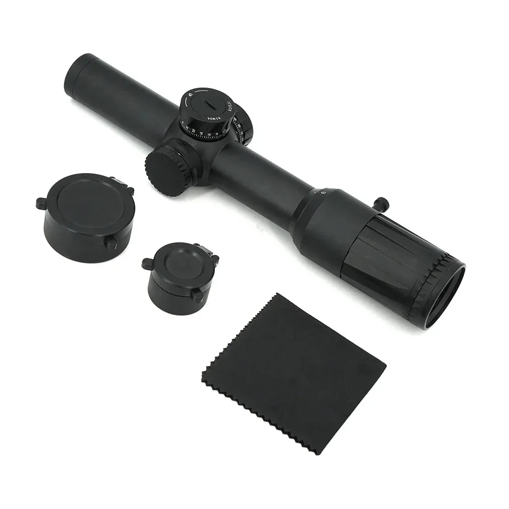 

EvolutionGear Airsoft VUDU 1-6X24mm FFP LPVO Scope Red Cross Reticle Illuminated