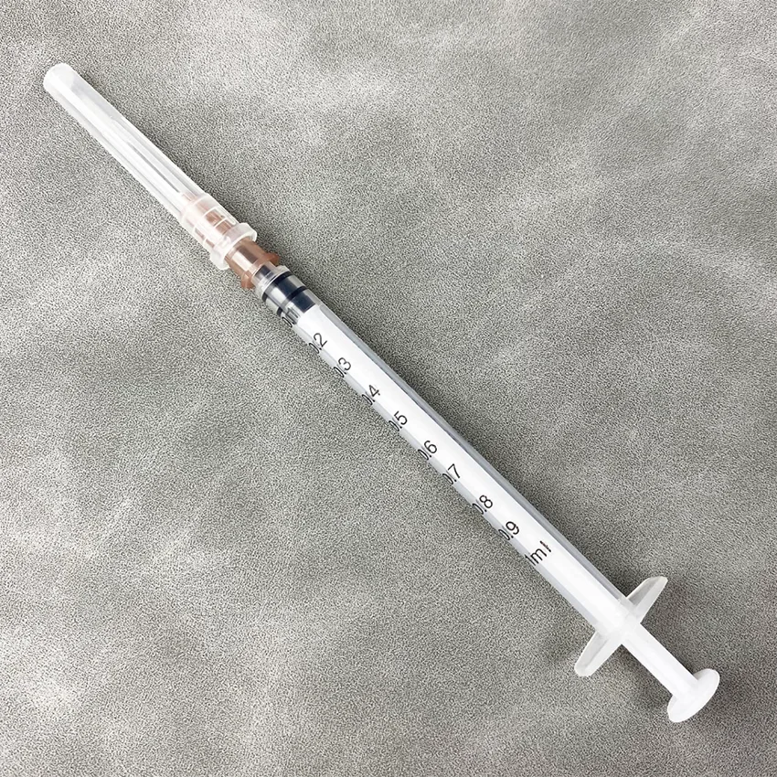 50Pcs Disposable Plastic Syringes with 1ml/2ml/5ml Individually Packaged Sterile 3