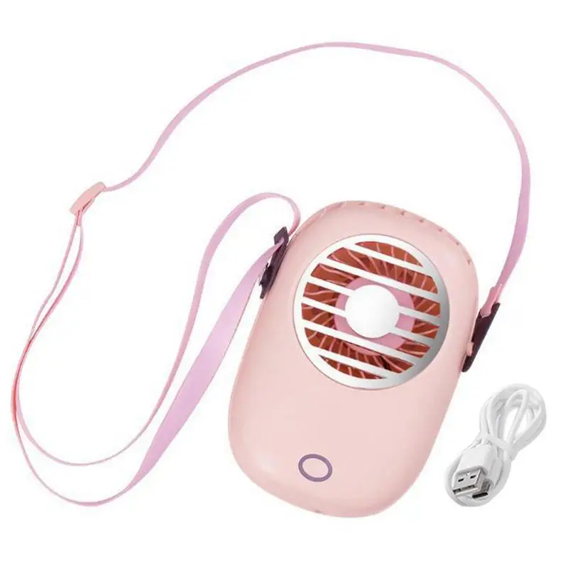 

Handheld Fan USB Personal Travel Neck Fan With 3 Gears Travel Essentials Against Summer Heat For Walking Climbing Hiking Beach