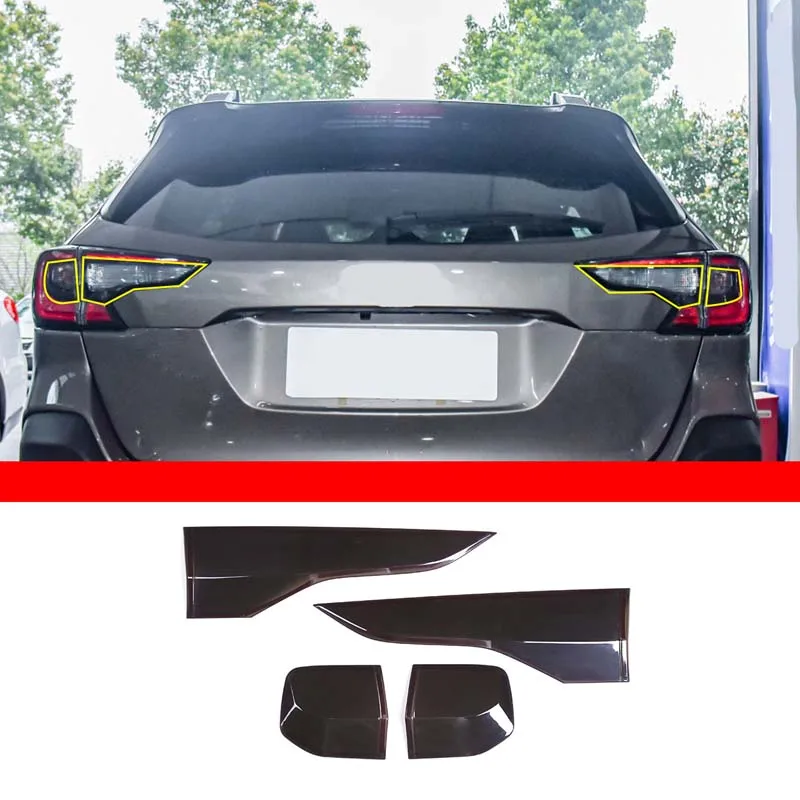

For 2021-2023 Subaru Outback ABS clear grey car styling car tail light cover brake indicator light cover exterior accessories