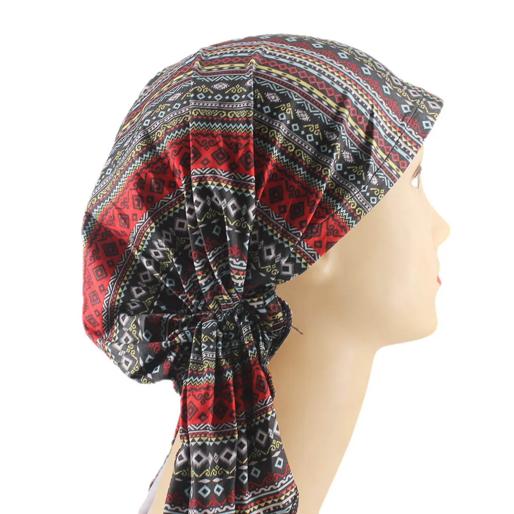 Neuer arabischer Hut für Frauen Turban warme Mützen Schädel im Freien Nahost Mode unter Hut Frauen muslimischen islamischen Wickel Kopftuch – Detail 14
