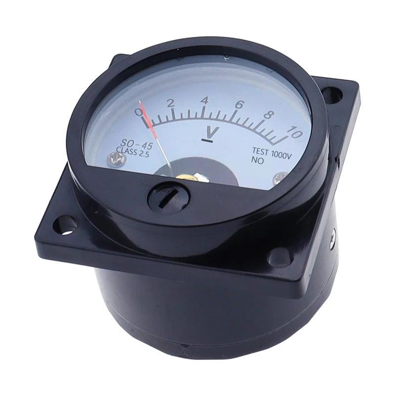 SO-45 DC Anlog Voltmeter 1V-500V voltage panel meter analog voltmeter