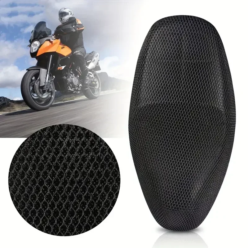 Motorcycle Seat Covers motorcycle seat covers scooter seat covers bicycle seat covers 3D Mesh Fabric Anti-skid Pad for Scooter Electric Bike Summer Breathable
