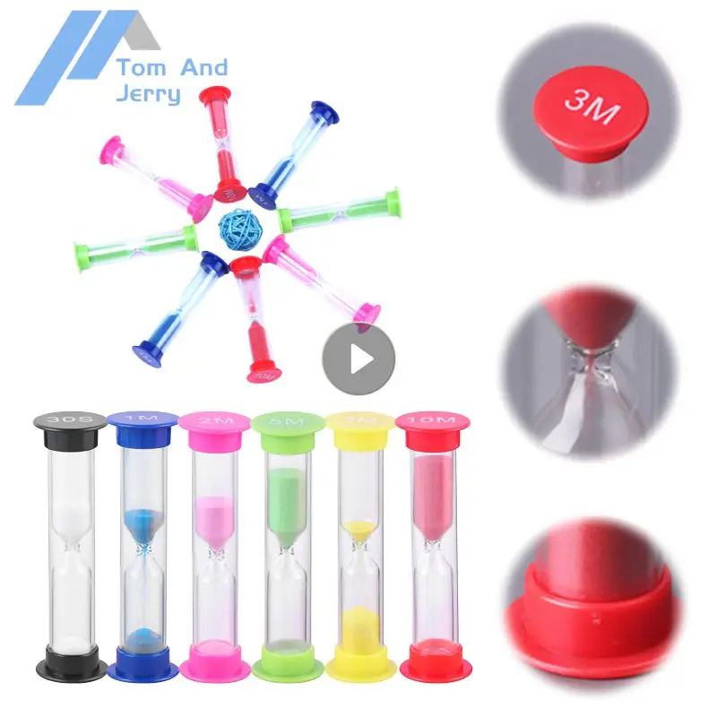 Sand Timer Glass Hourglass 1/2/3/5/10 Minutes Desktop Ornament Children Kids Gifts Portable Home Decoration