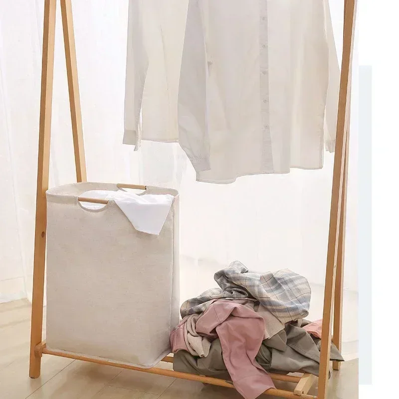 Large Capacity Dirty Laundry Basket Nordic Dirty Clothes Storage Linen Foldable Sundries Bucket Toy Organizer Panier Linge