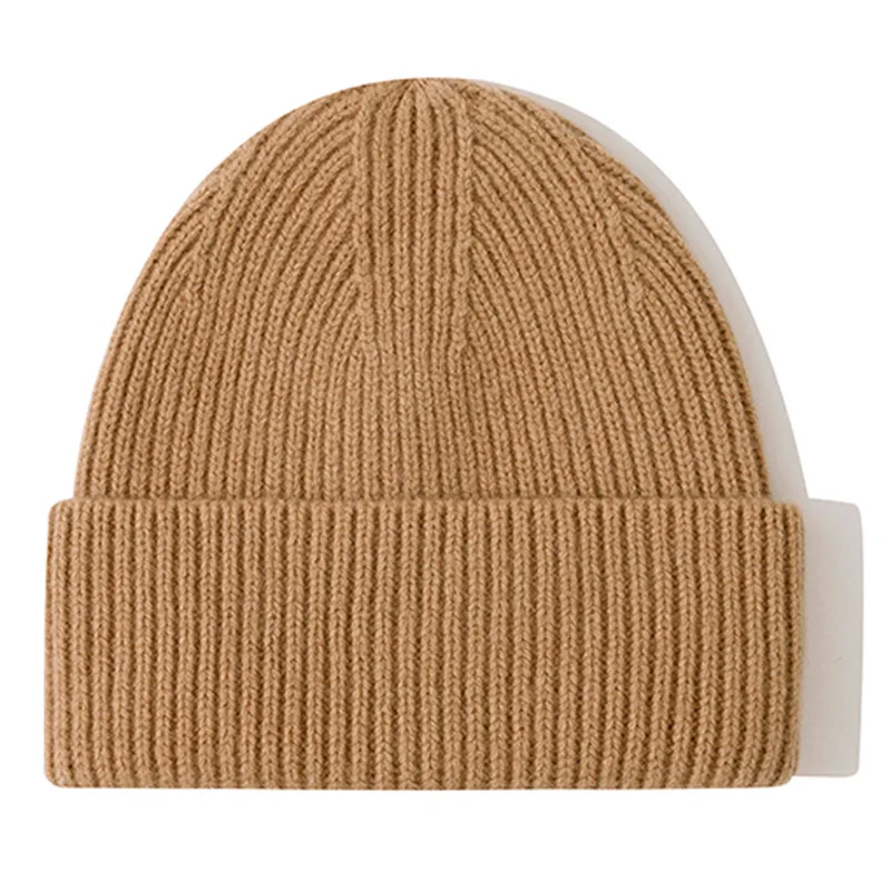 100% Merino Wool Winter Beanie Unisex Soft Knit Hat