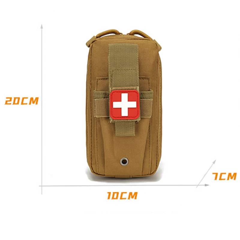 Tactical MOLLE Medical EDC Pouch Outdoor EMT First Aid Kit Pouch IFAK Trauma Hunting Emergency Survival Bag Military Tool Pack