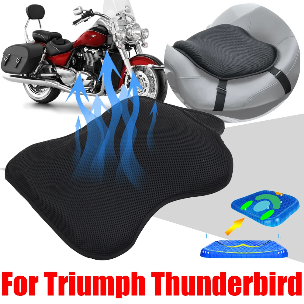 Triumph Thunderbird 1600 1700 900 Moto Accessories Relief Seat Cushion Breathable Heat Insulation Seat Cover Pad - AliExpress